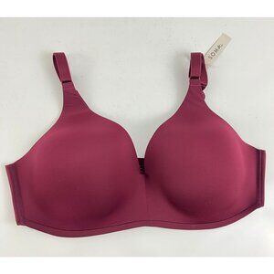 Soma 40C Vanishing 360 Perfect Coverage Wireless Bra Velvet Plum